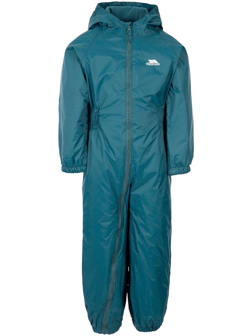 Combinaison imperméable unisexe - trespass dripdrop Bleu lagon - Kiabi