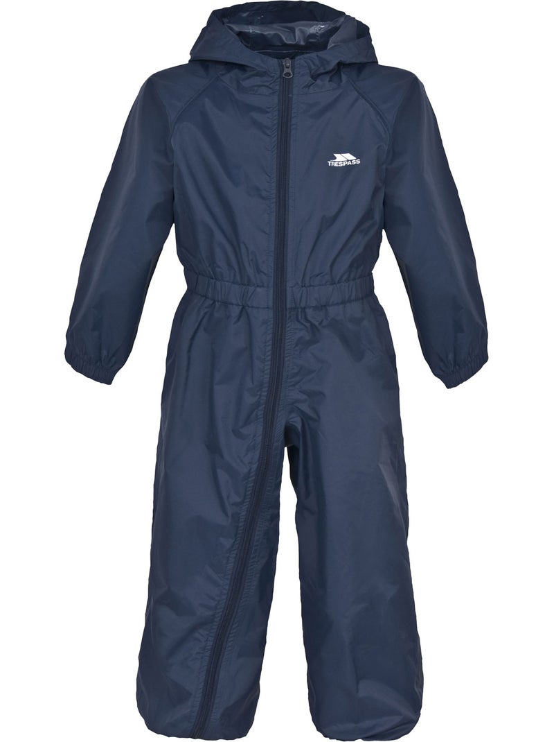 Combinaison imperméable unisexe - trespass dripdrop Bleu marine - Kiabi