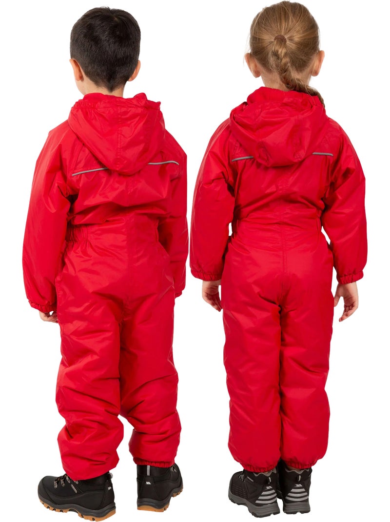 Combinaison imperméable unisexe - trespass dripdrop Rouge - Kiabi