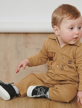 COMBINAISON IRON MOLLETON LONG NAISSANCE