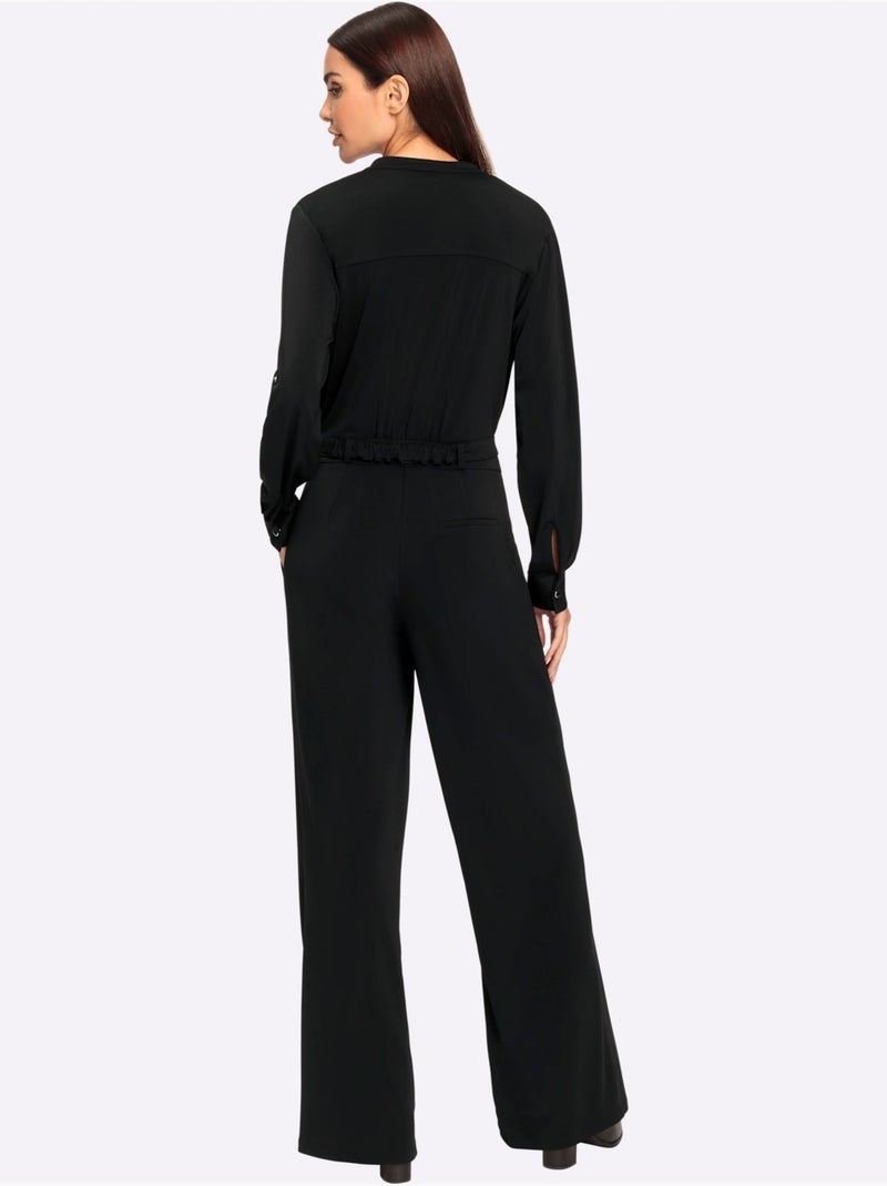 Combinaison Jersey Fin - Taille Standard - Helline Noir - Kiabi