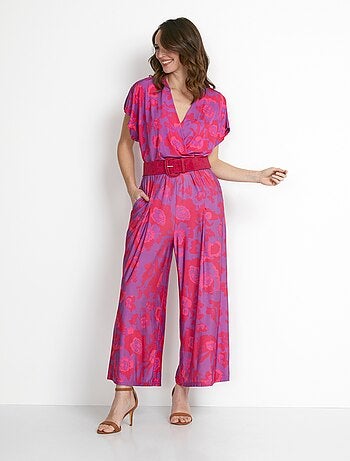 Combinaison jupe-culotte maille extensible