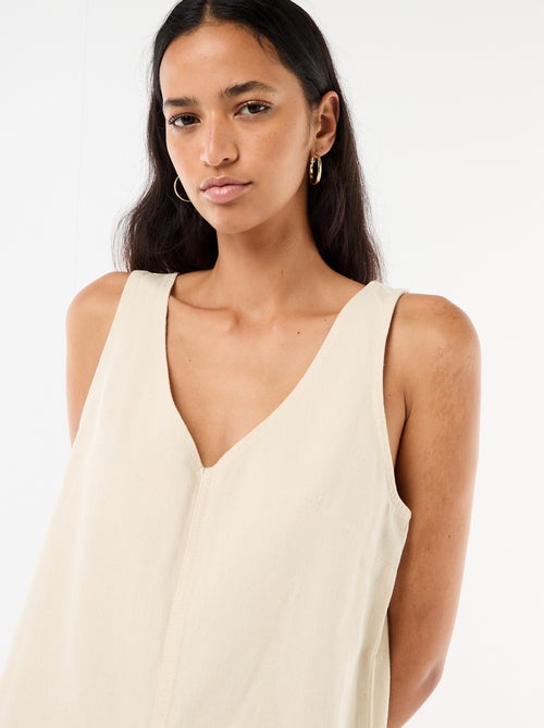 Combinaison large sans manches - Kiabi