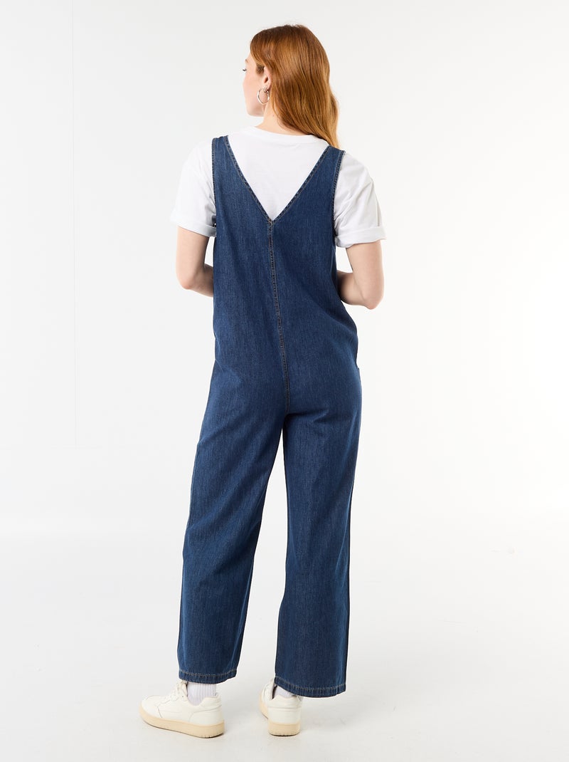 Combinaison large sans manches Bleu - Kiabi
