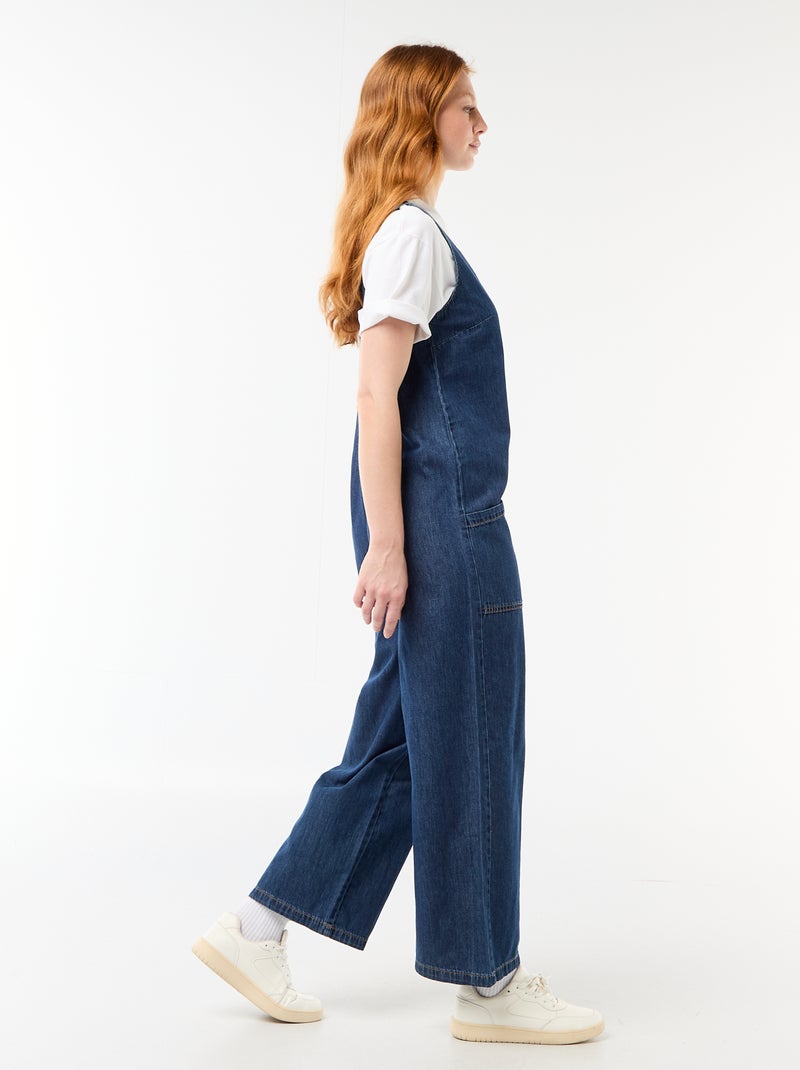 Combinaison large sans manches Bleu - Kiabi