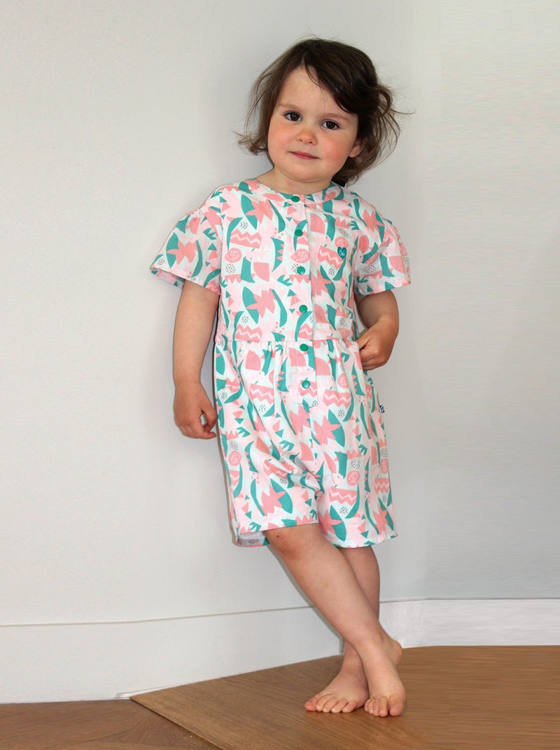 COMBINAISON LAURANNE VOILE COURT ENFANT Blanc - Kiabi