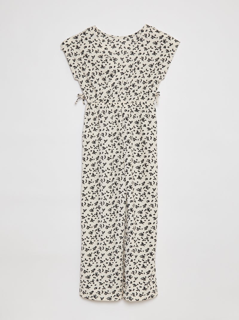 Combinaison longue à manches courtes BEIGE - Kiabi