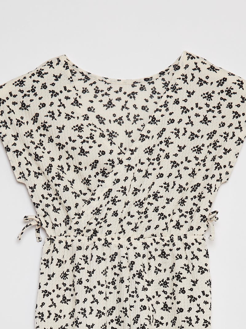 Combinaison longue à manches courtes BEIGE - Kiabi