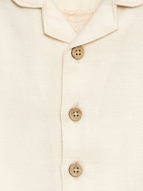 Combinaison longue avec col chemise relax fit - Kiabi