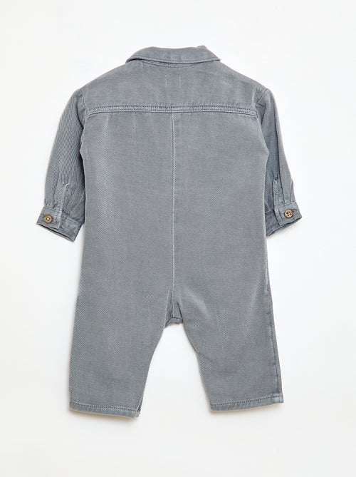 Combinaison longue avec col chemise relax fit - Kiabi