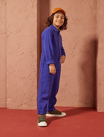 Combinaison longue en lin mélangé - Mixte