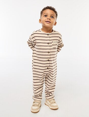 Combinaison longue en maille doudou