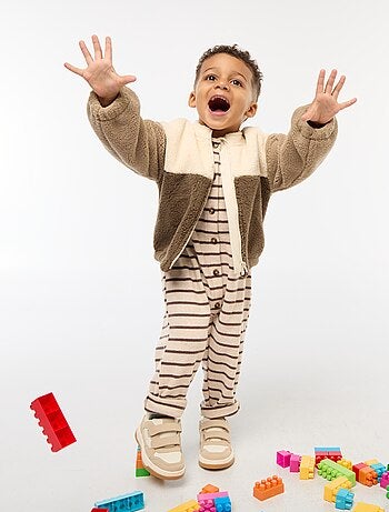 Combinaison longue en maille doudou