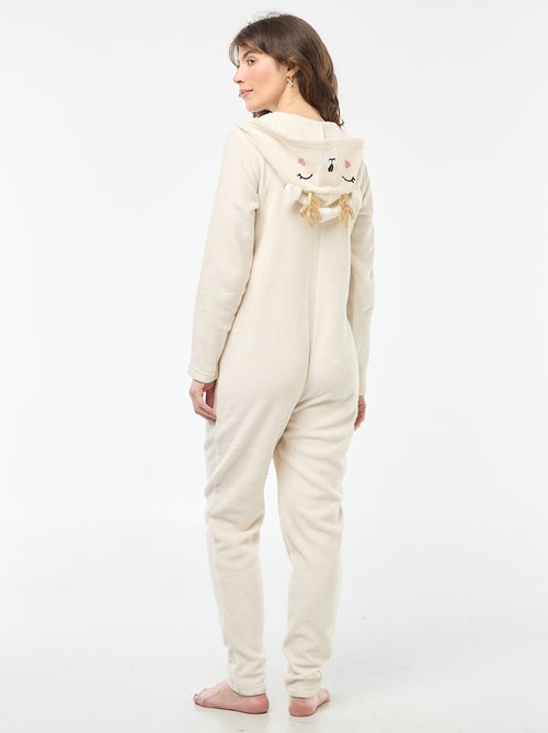 Combinaison longue en polaire animée Rêne - Kiabi