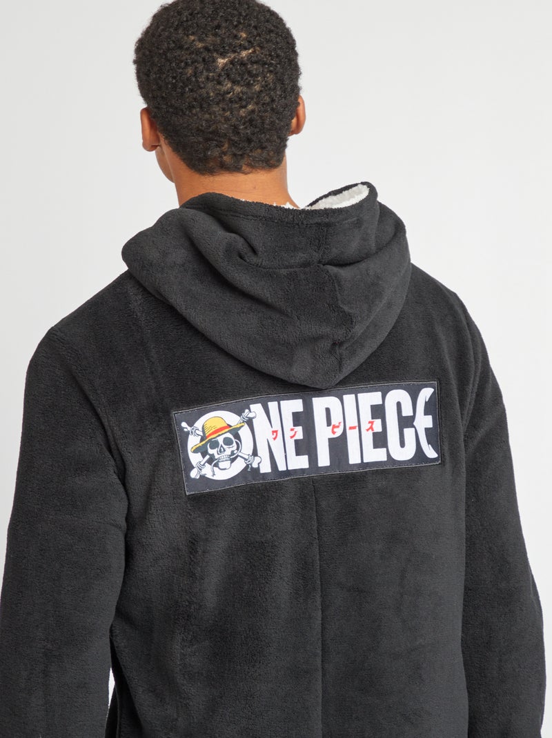 Combinaison longue en polaire 'One Piece' noir - Kiabi