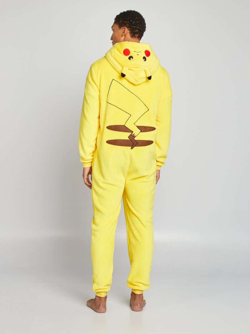 Combinaison longue en polaire 'Pikachu' 'Pokémon' Jaune - Kiabi