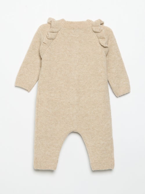 Combinaison longue en tricot avec cœurs - Kiabi Combinaison longue en tricot avec cœurs - Kiabi