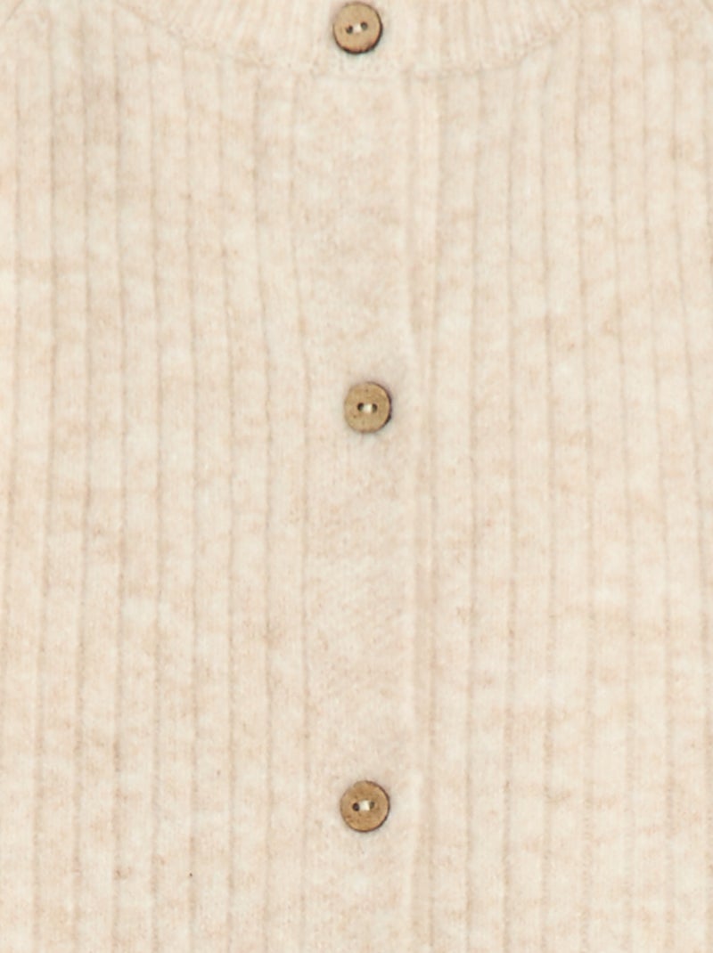 Combinaison longue en tricot Beige - Kiabi