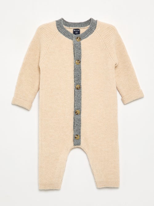 Combinaison longue en tricot - Kiabi