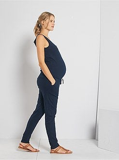 Combinaison maternité en coton flammé - Kiabi