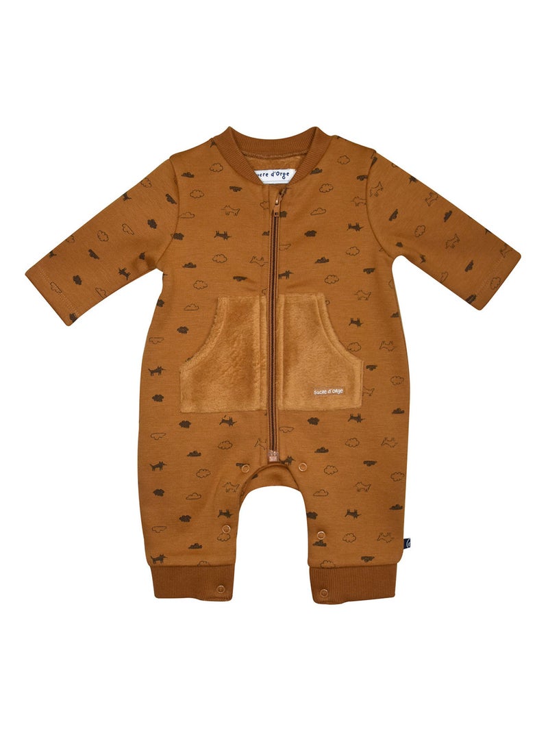 COMBINAISON MICKAEL MOLLETON OUVERTURE INTEGRALE Marron - Kiabi