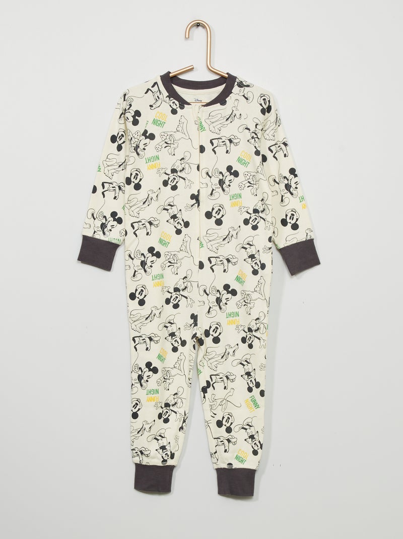 Combinaison 'Mickey' de nuit Blanc 'Mickey' - Kiabi