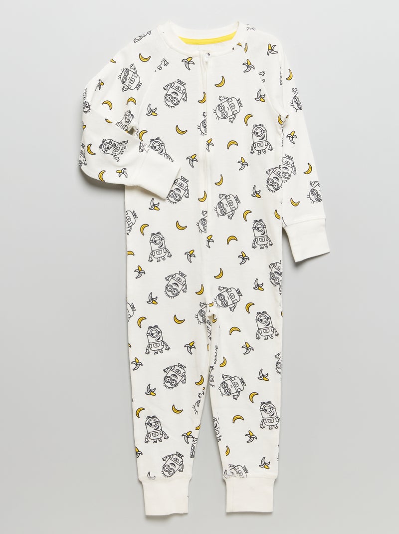 Combinaison 'Minions' en jersey Blanc - Kiabi