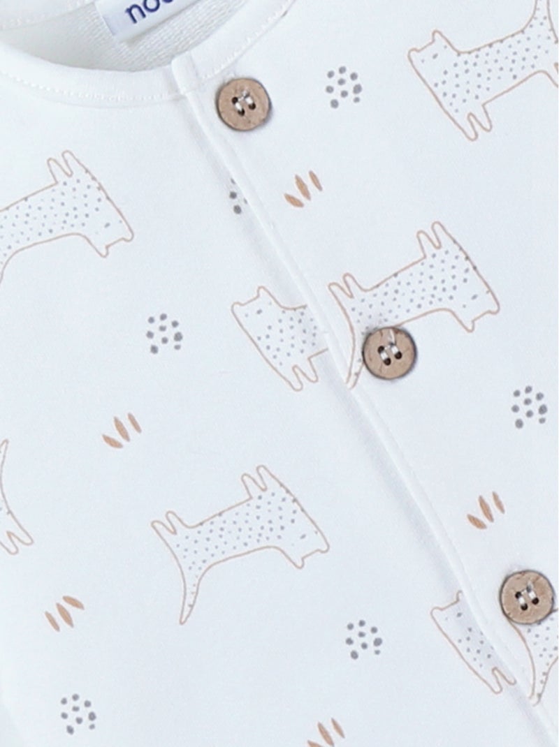 Combinaison, Molleton Noukie's Beige - Kiabi