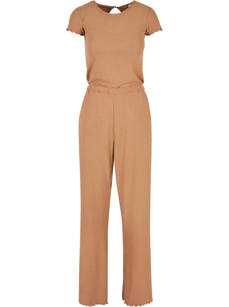 Combinaison motif/style côtelé - urban classics Beige sable - Kiabi