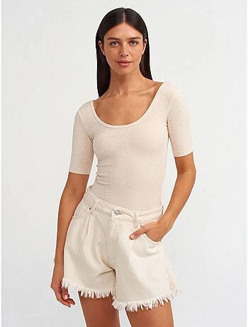 Combinaison moulante en coton dilvin