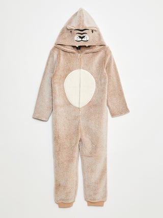 Combinaison nuit à capuche animée