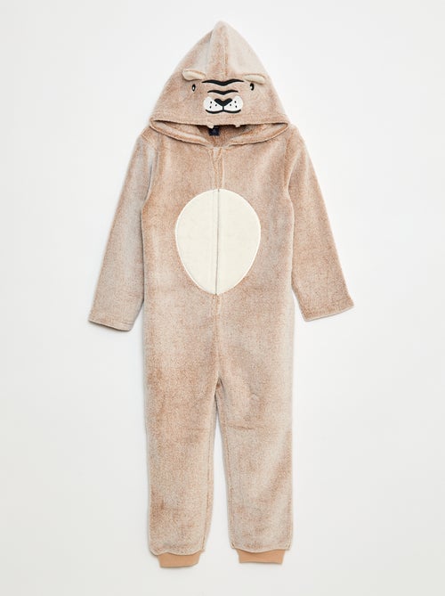 Combinaison nuit à capuche animée - Kiabi