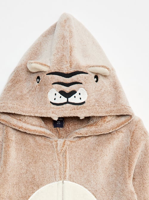 Combinaison nuit à capuche animée - Kiabi