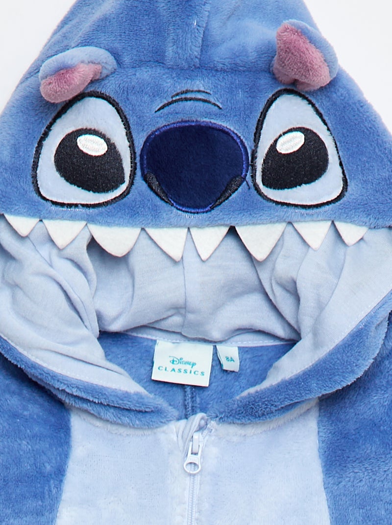 Combinaison nuit 'Disney' 'Stitch' en polaire animé Bleu - Kiabi
