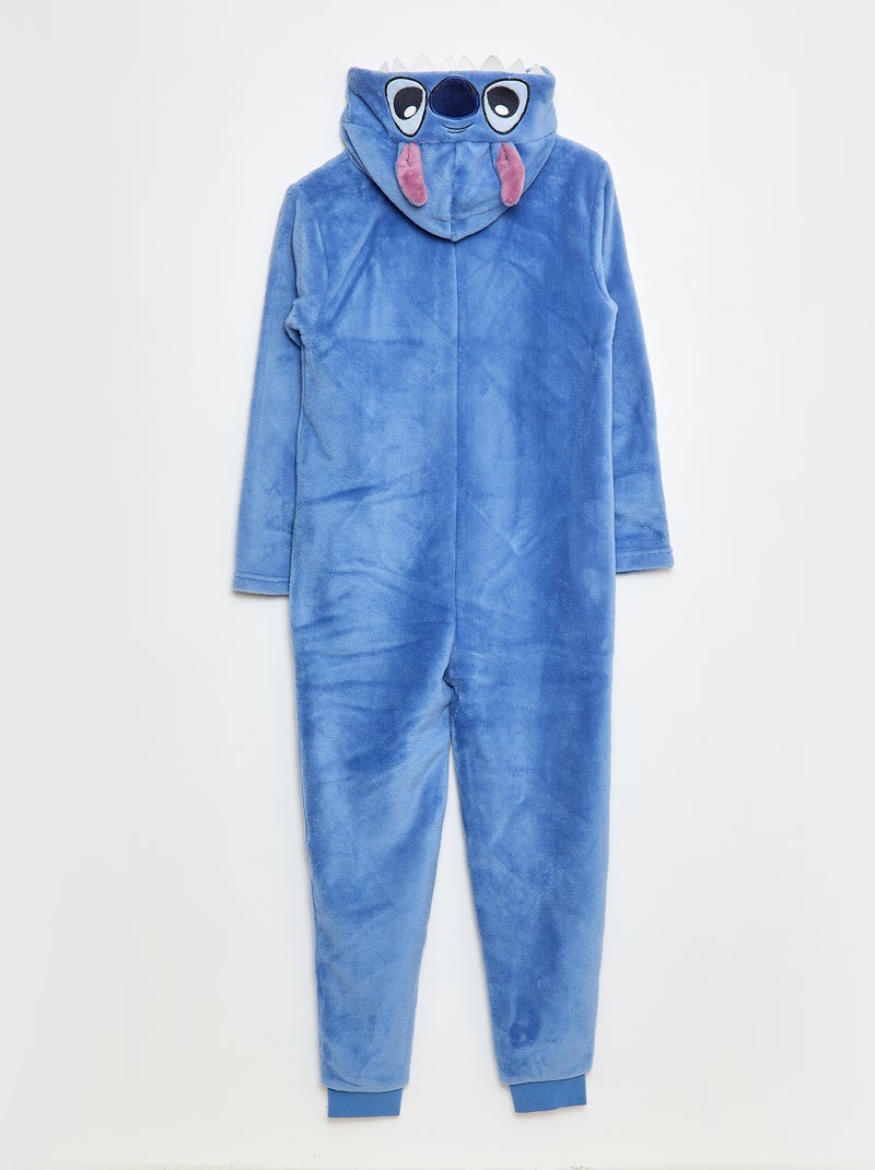 Combinaison nuit 'Disney' 'Stitch' en polaire animé Bleu - Kiabi