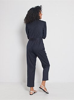 Combinaison pantalon à fines rayures - Kiabi
