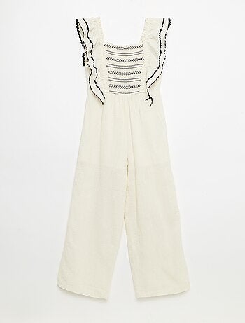 Combinaison pantalon avec volants