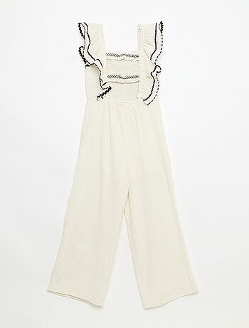 Combinaison pantalon avec volants