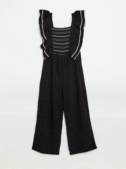 Combinaison pantalon avec volants - Kiabi