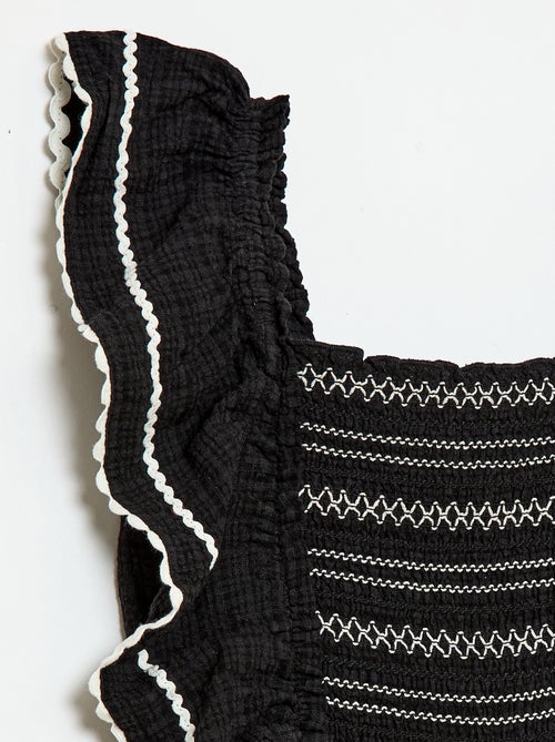 Combinaison pantalon avec volants - Kiabi