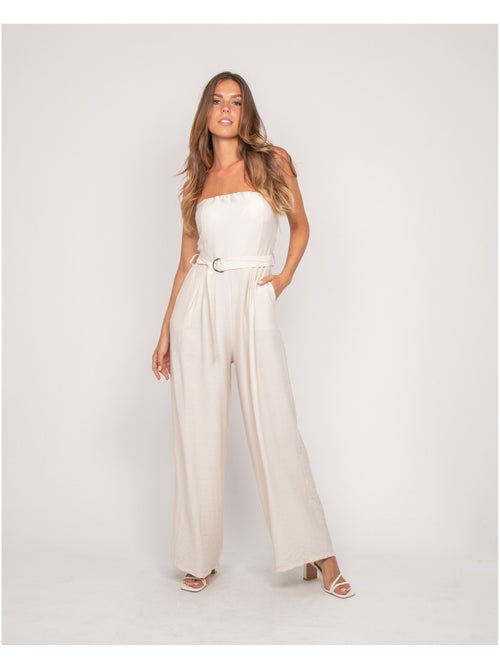 Combinaison pantalon bustier EVILIA - Kiabi