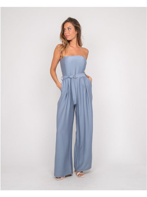 Combinaison pantalon bustier EVILIA - Kiabi