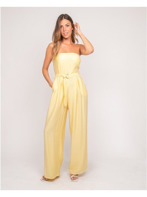 Combinaison pantalon bustier EVILIA - Kiabi