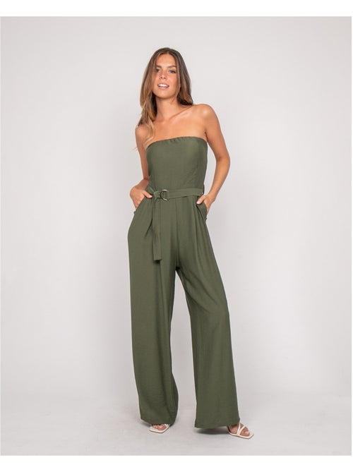 Combinaison pantalon bustier EVILIA - Kiabi