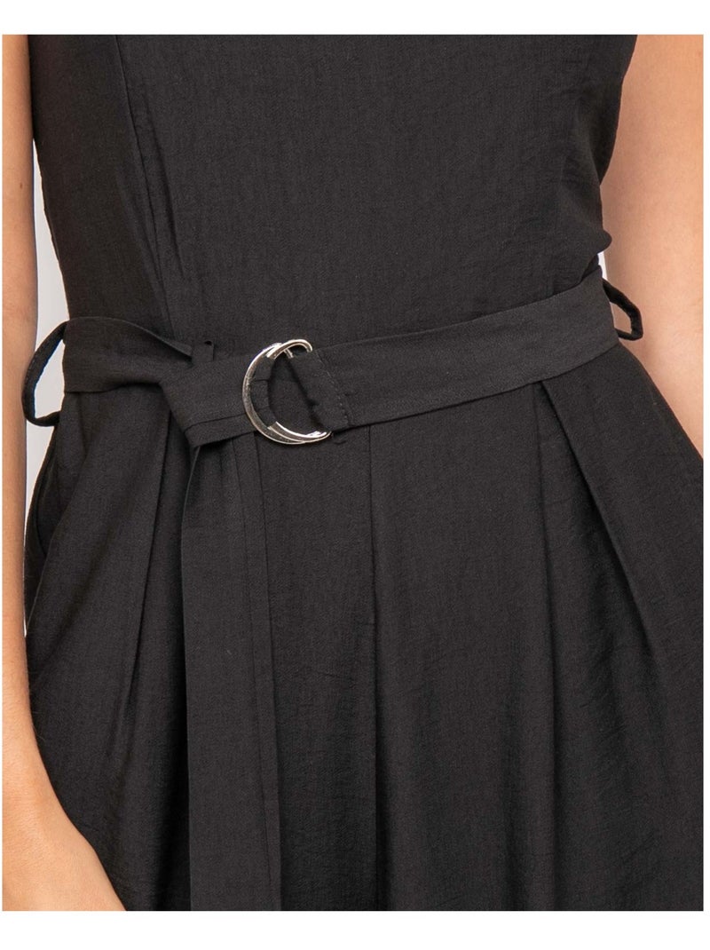 Combinaison pantalon bustier EVILIA Noir - Kiabi