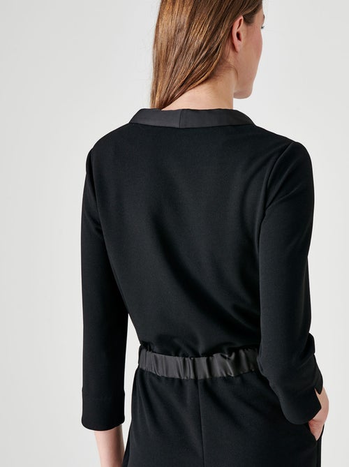 Combinaison pantalon détails satinés - damart - Kiabi
