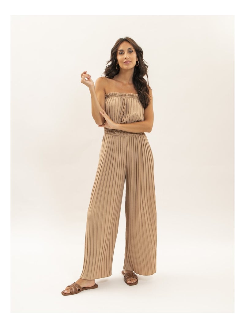 Combinaison pantalon EBOLNA Beige - Kiabi