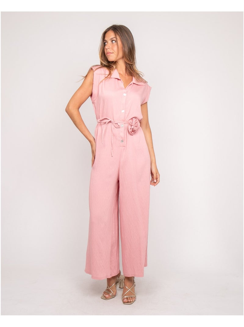 Combinaison pantalon EMANU Rose - Kiabi