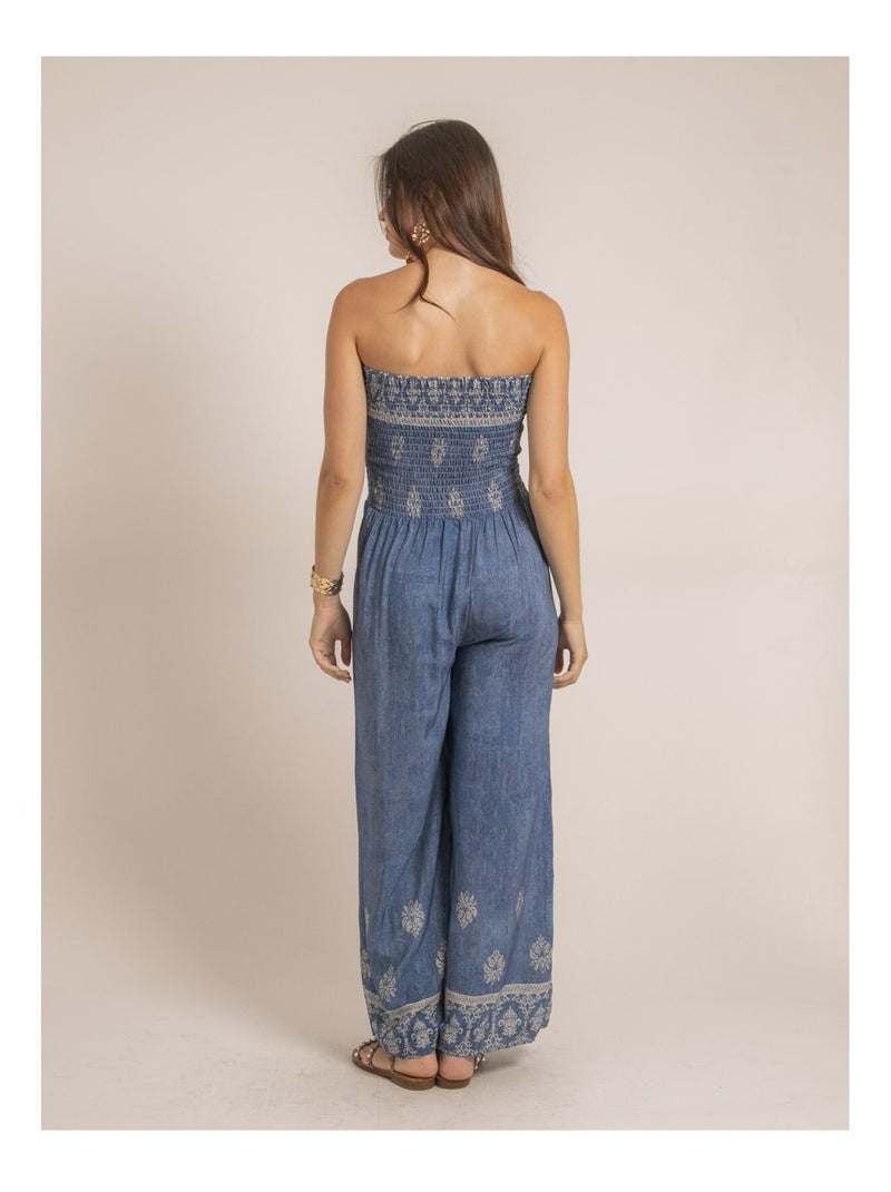 Combinaison pantalon EMILVA Bleu - Kiabi