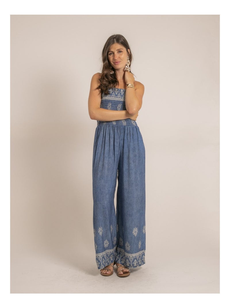 Combinaison pantalon EMILVA Bleu - Kiabi